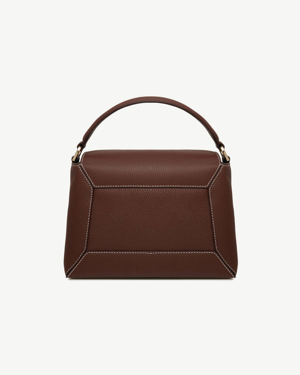 Mosaic Bag - Chocolate with Vanilla Stitch