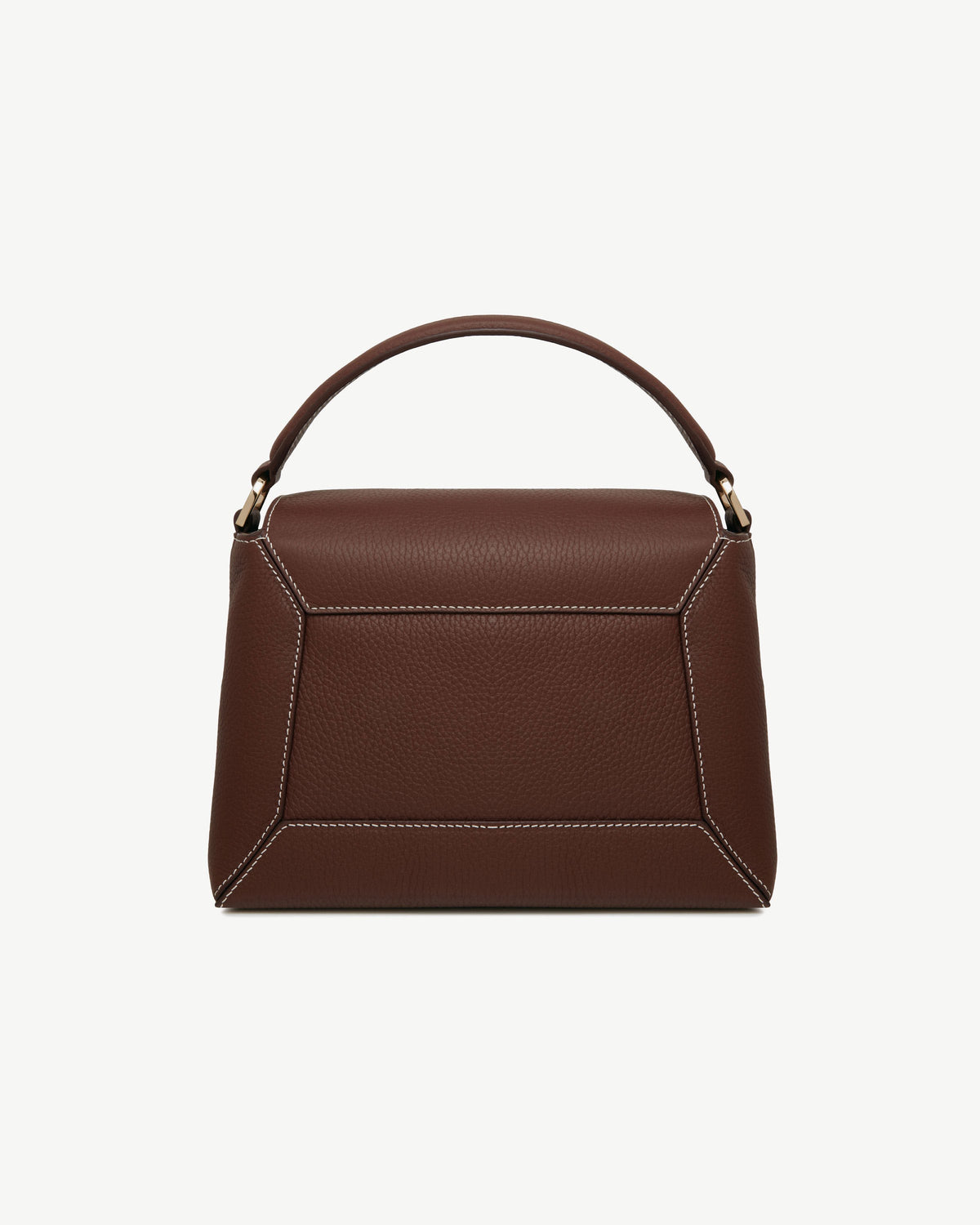 Mosaic Bag - Chocolate with Vanilla Stitch