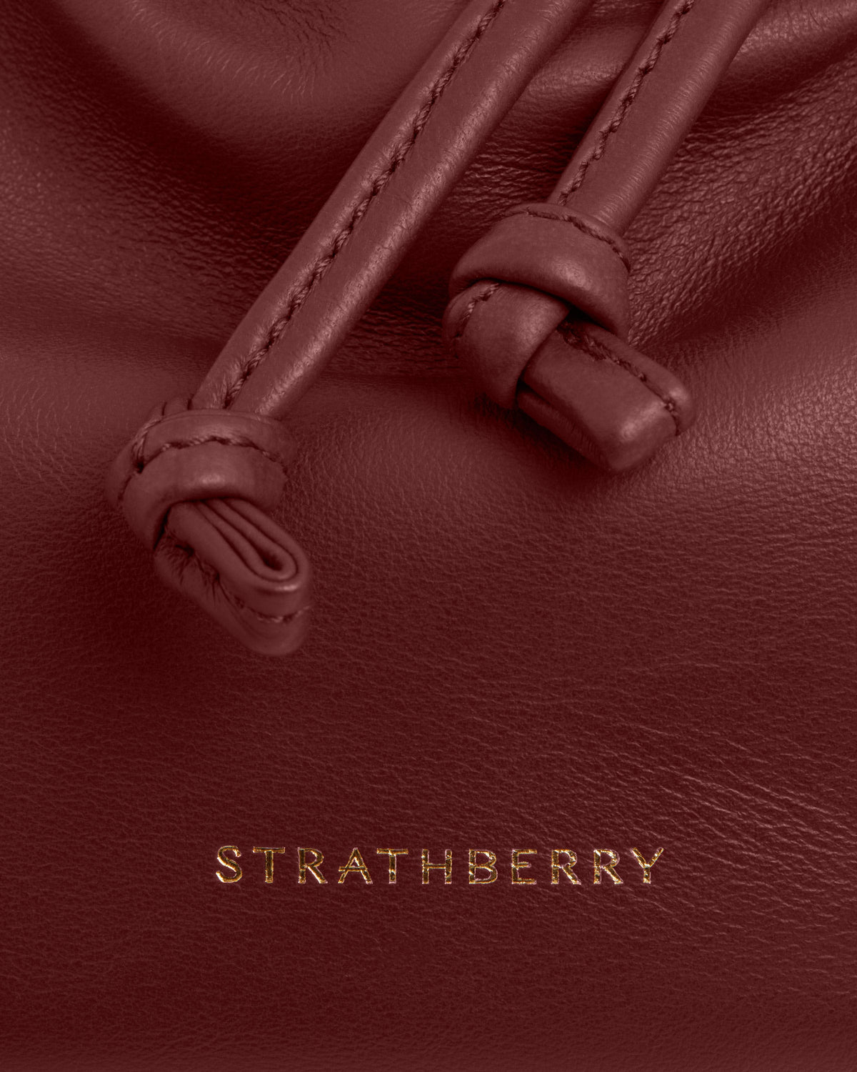 Charlotte Drawstring - Oxblood