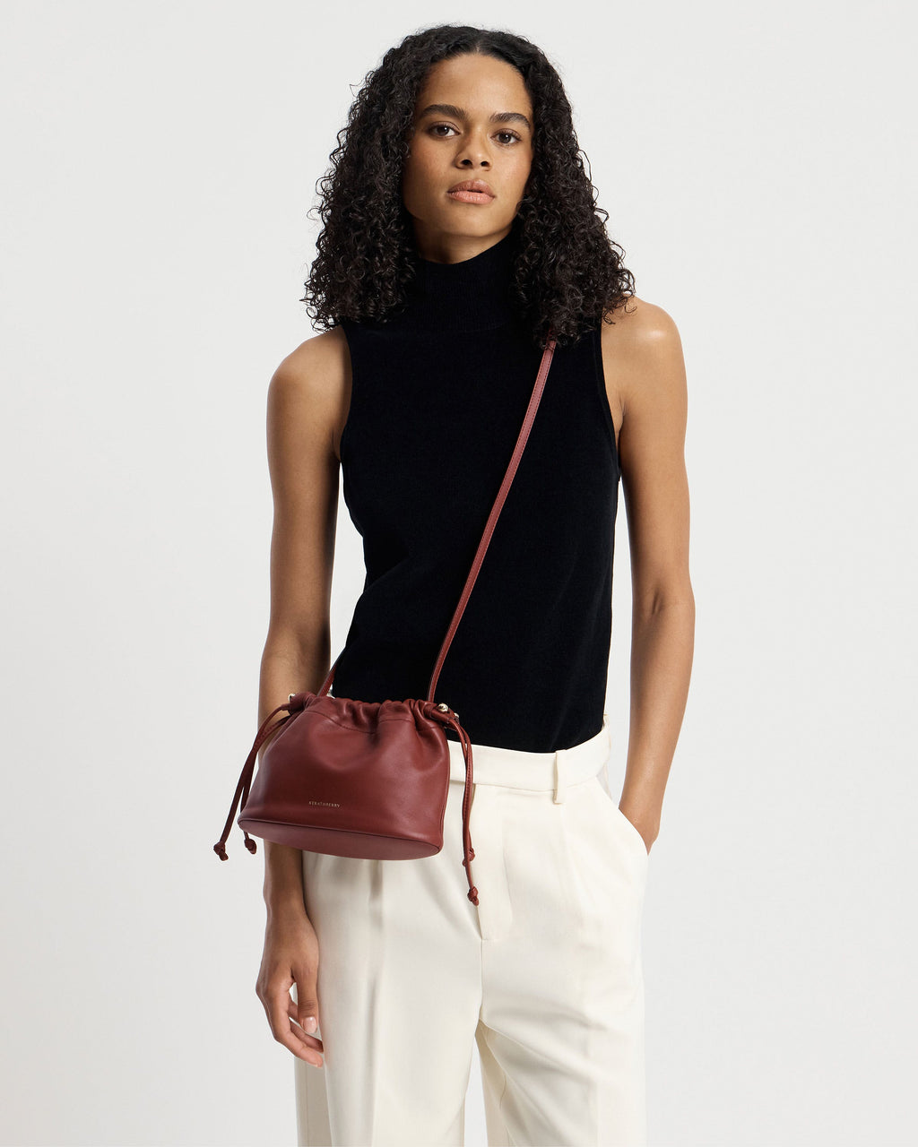 Charlotte Drawstring - Oxblood