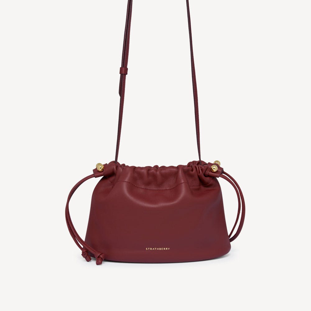Charlotte Drawstring - Oxblood