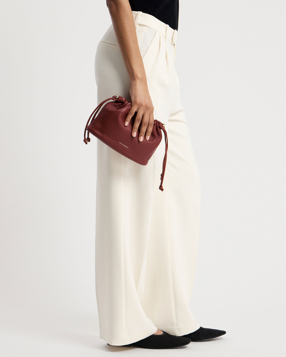 Charlotte Drawstring - Oxblood
