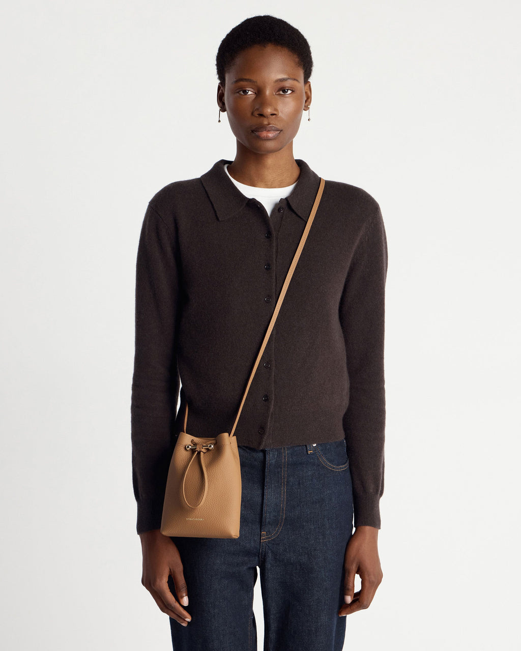 Osette Midi Pouch - Caramel