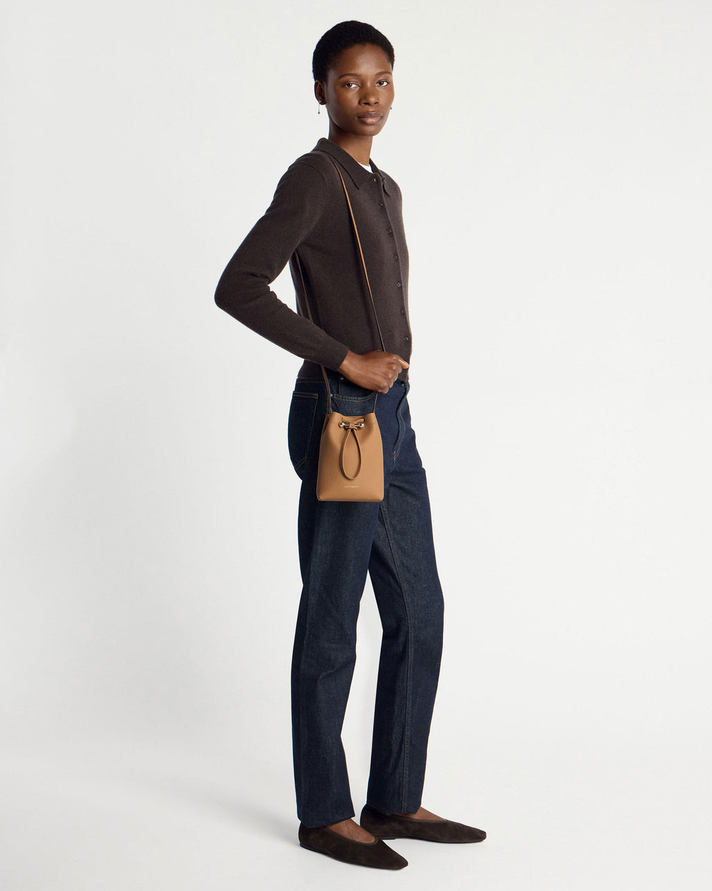Osette Midi Pouch - Caramel