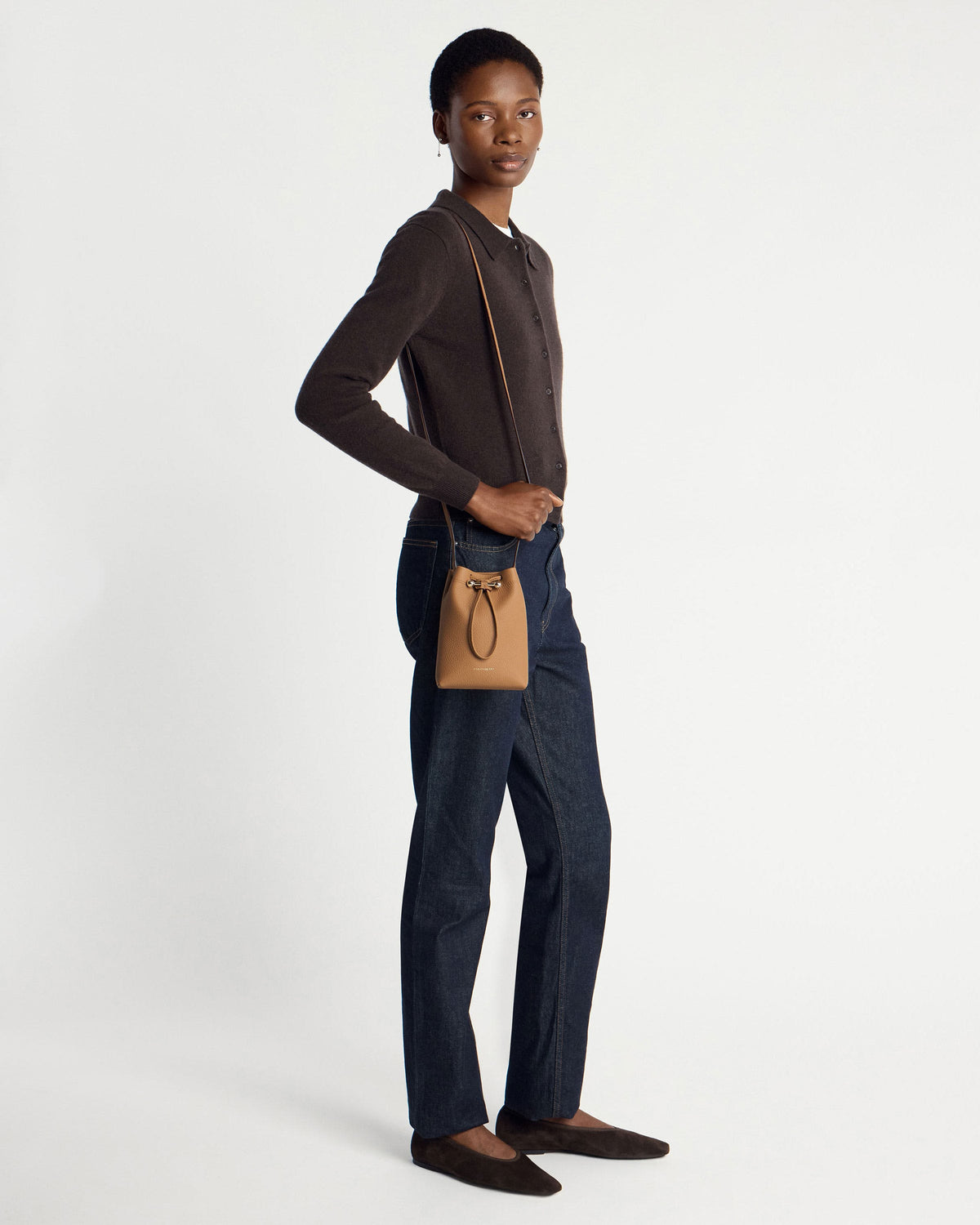 Osette Midi Pouch - Caramel