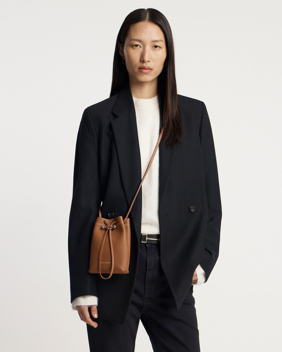Osette Midi Pouch - Tan