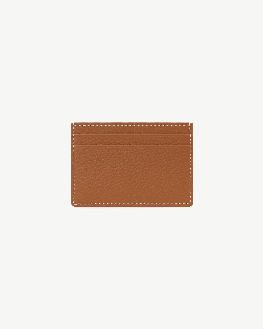 Cardholder - Tan with Vanilla Stitch