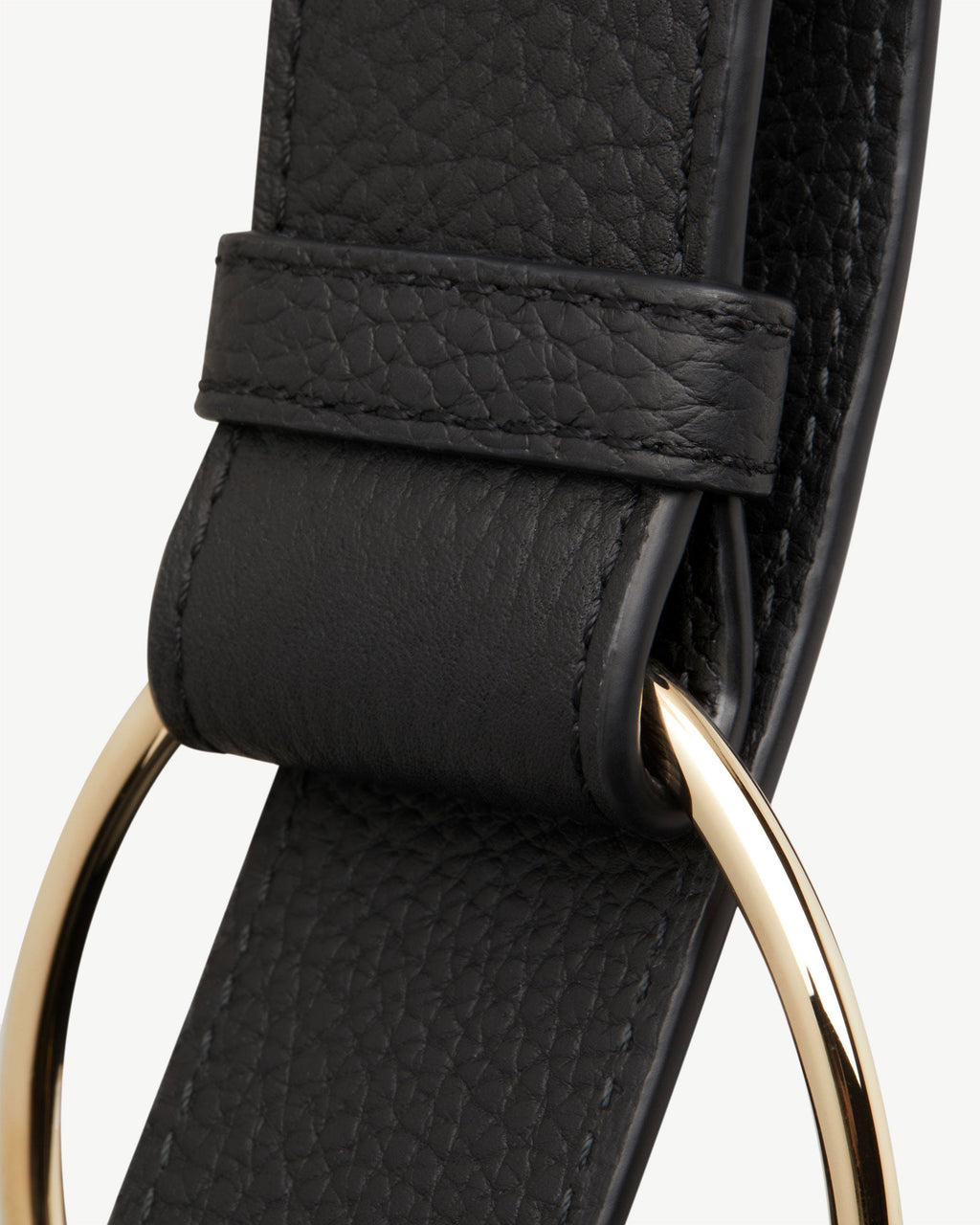 Lana Midi Bucket Bag - Black