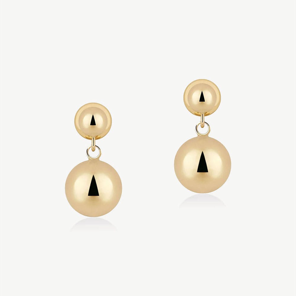 Lana Earrings - 22 Carat Gold Gilded