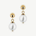 Lana Pearl Earrings - 24 Carat Gold Gilded