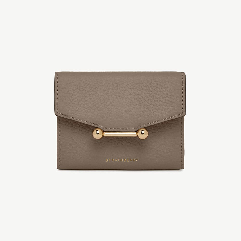 Mosaic Trifold Wallet - Taupe