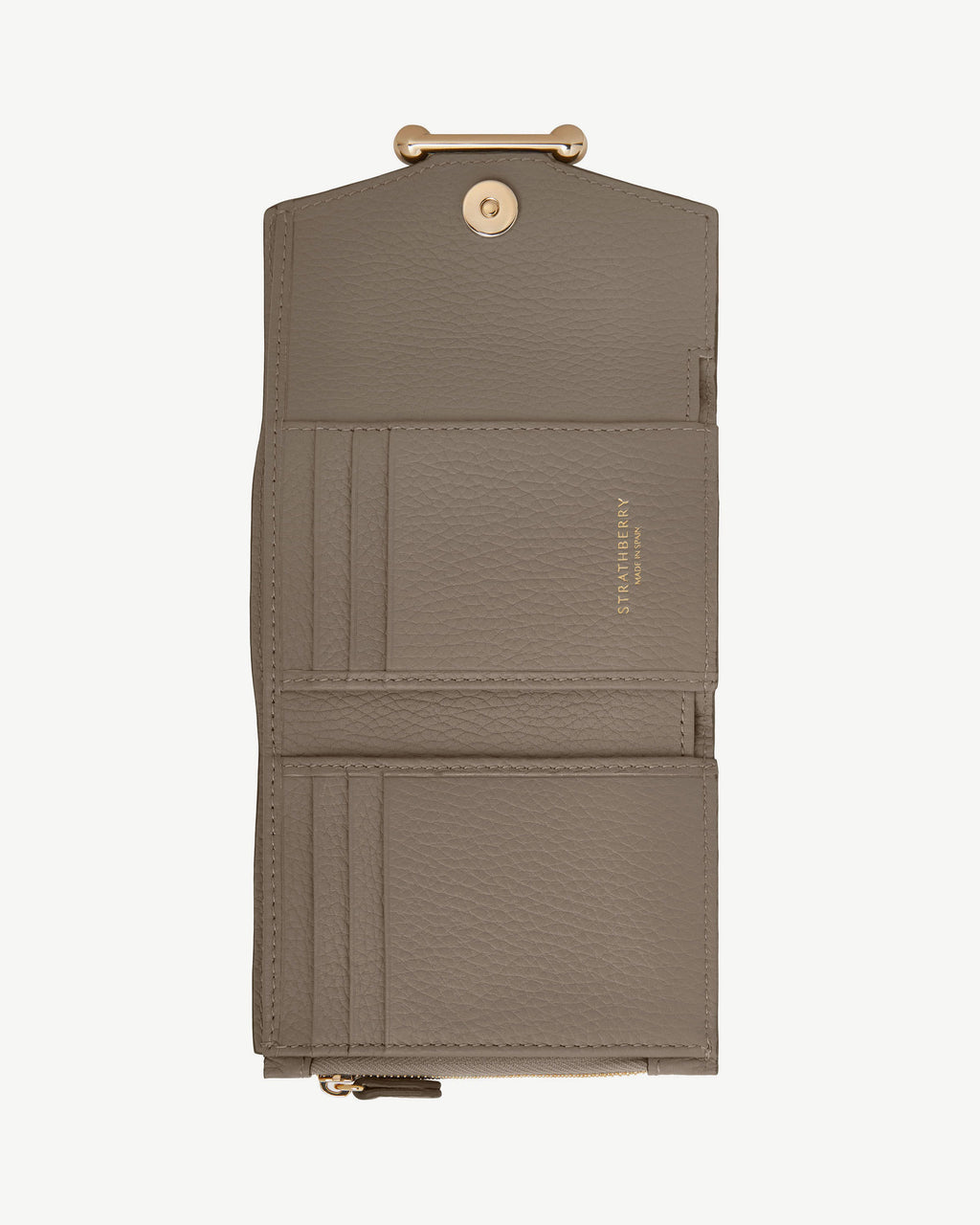 Mosaic Trifold Wallet - Taupe
