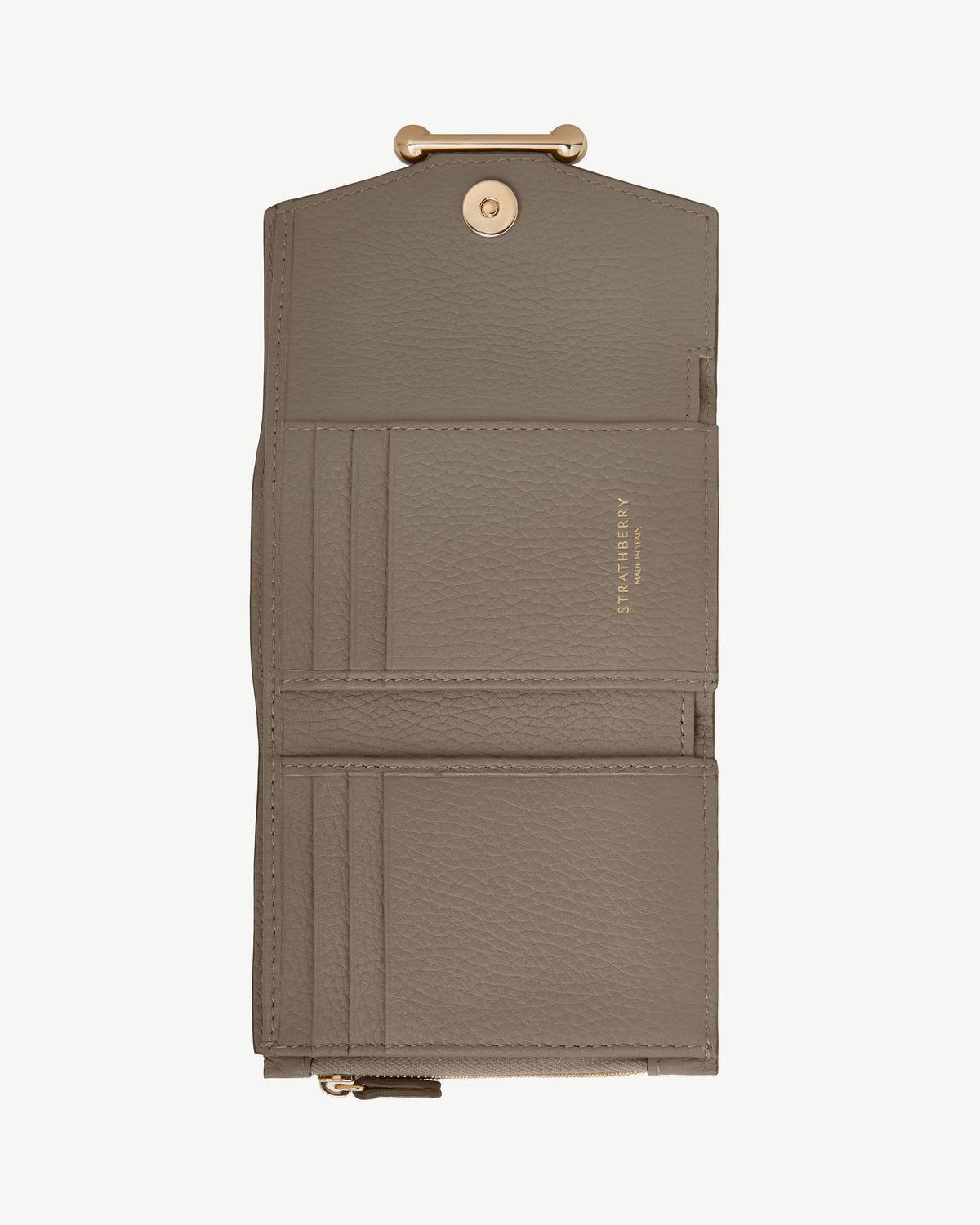 Mosaic Trifold Wallet - Taupe