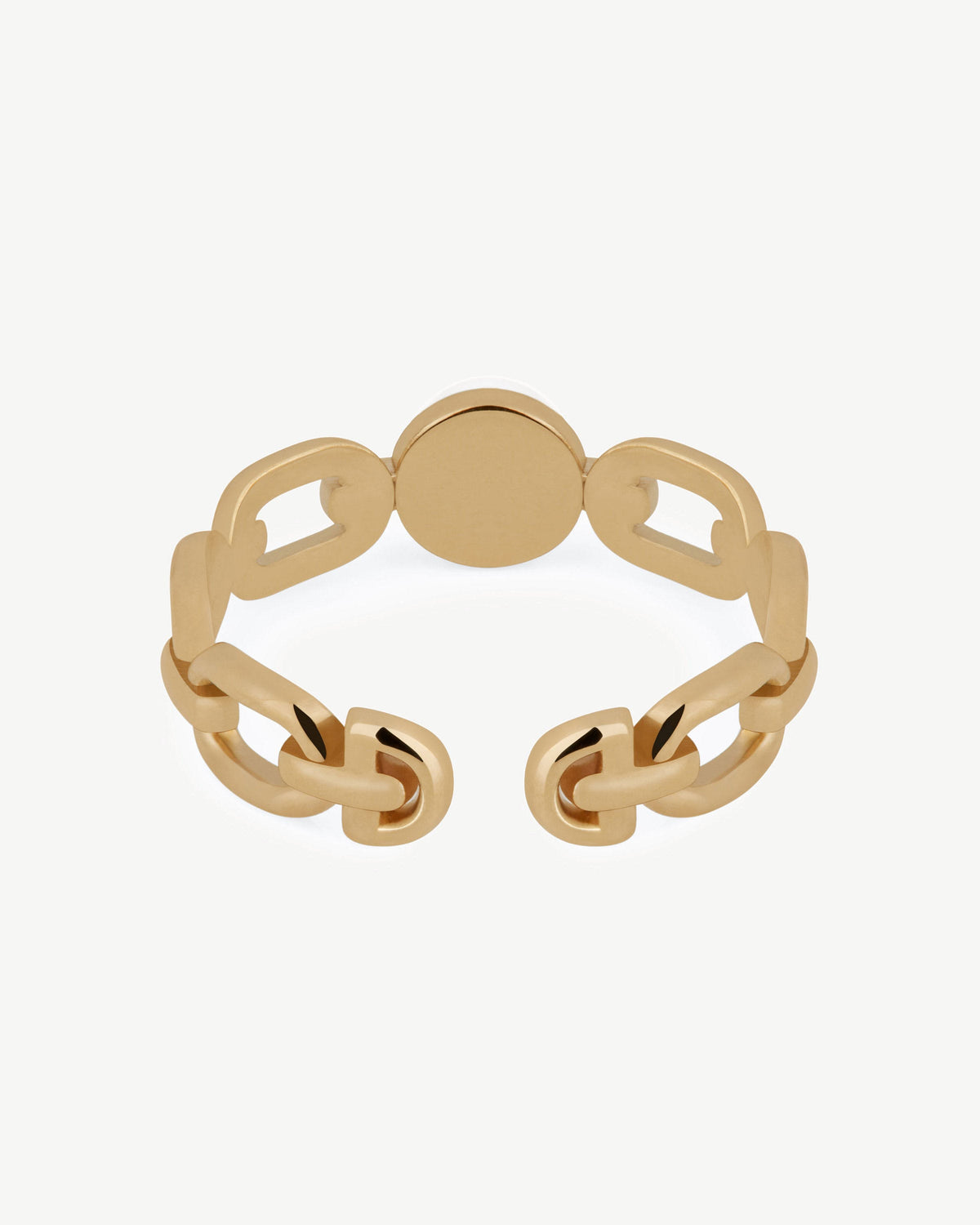 Pearl Link Ring - 22 Carat Gold Gilded