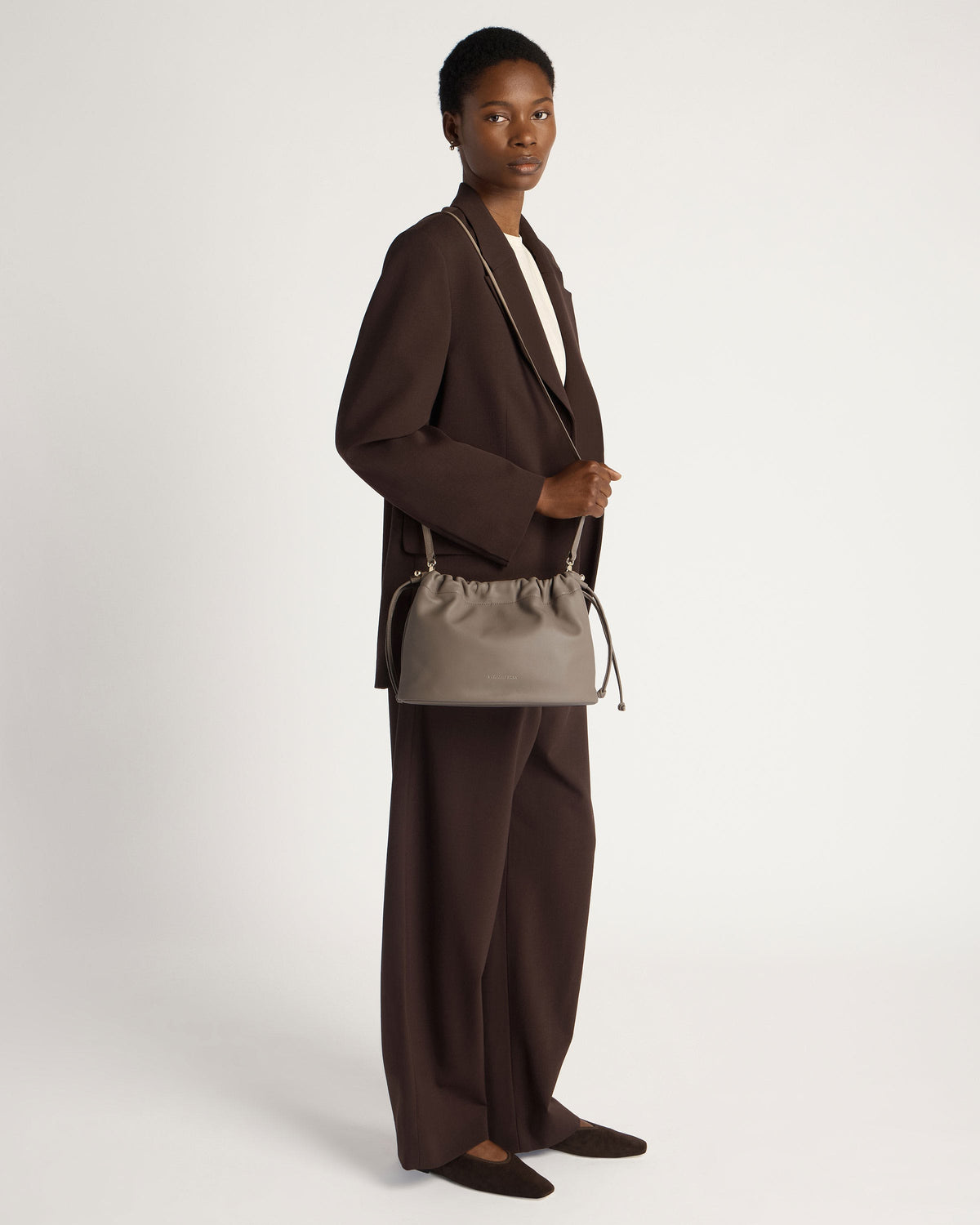 Charlotte Midi Drawstring - Taupe