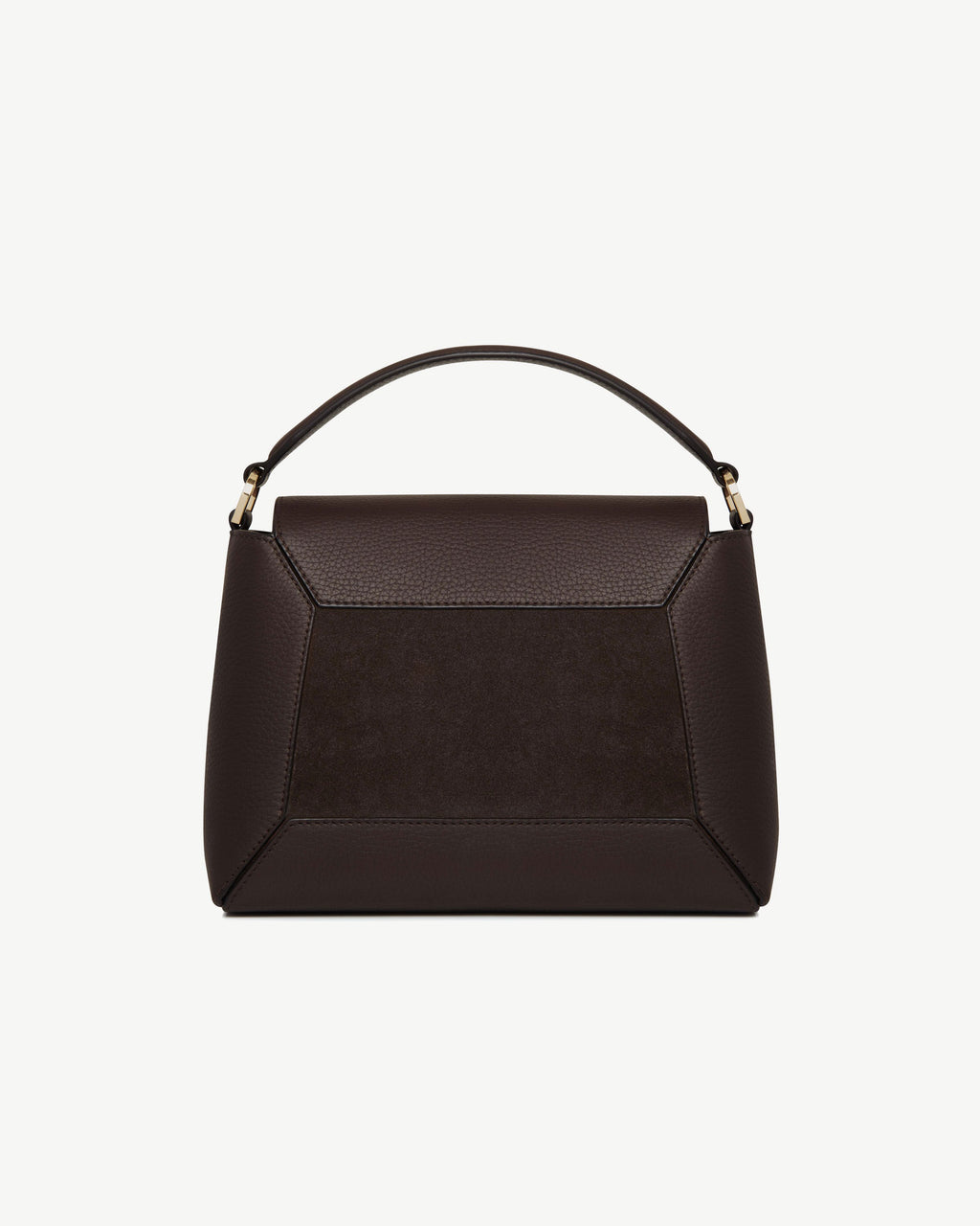 Mosaic Bag - Dark Chocolate Suede/Leather