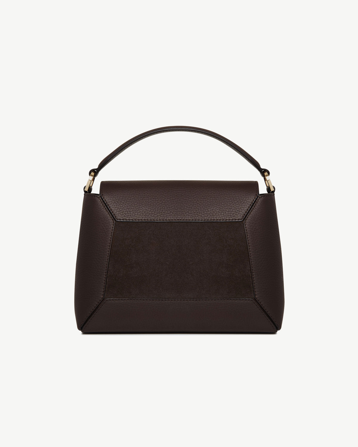 Mosaic Bag - Dark Chocolate Suede/Leather
