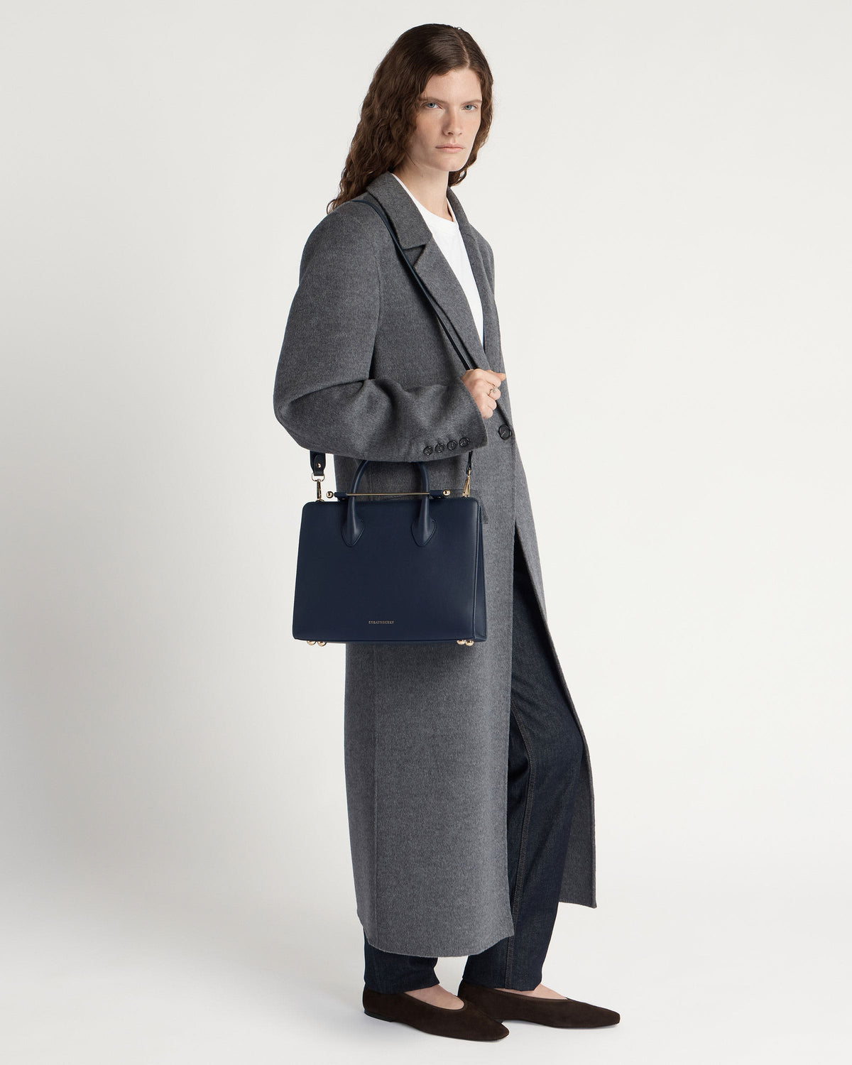 Midi Tote - Marine Blue