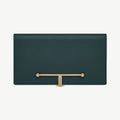 Large Melville Street Wallet - Bottle Green