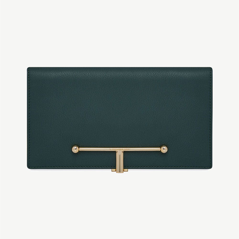 Large Melville Street Wallet - Bottle Green