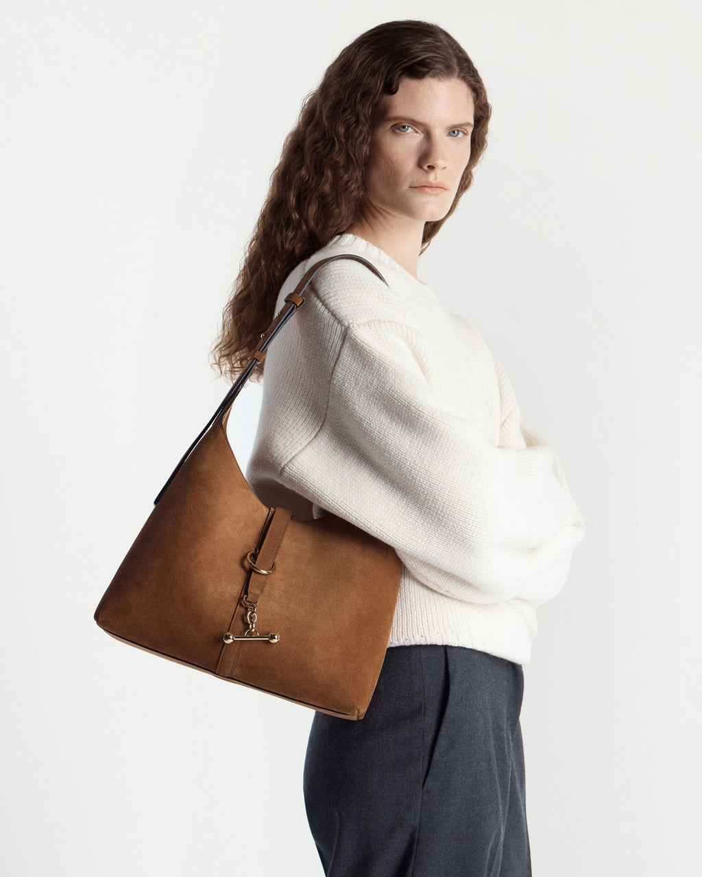 Kite Hobo - Tan Suede