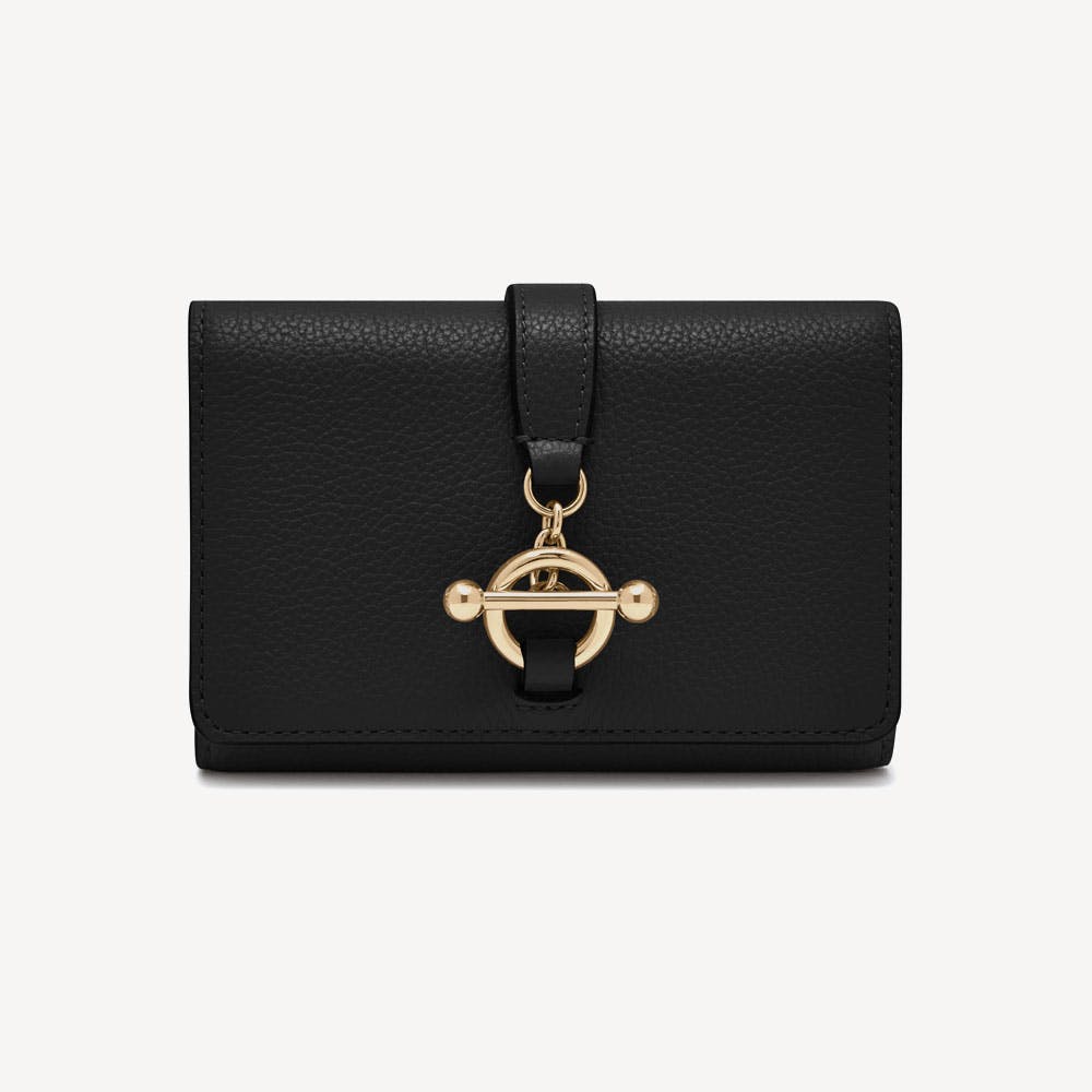 Kite Medium Trifold Wallet - Black