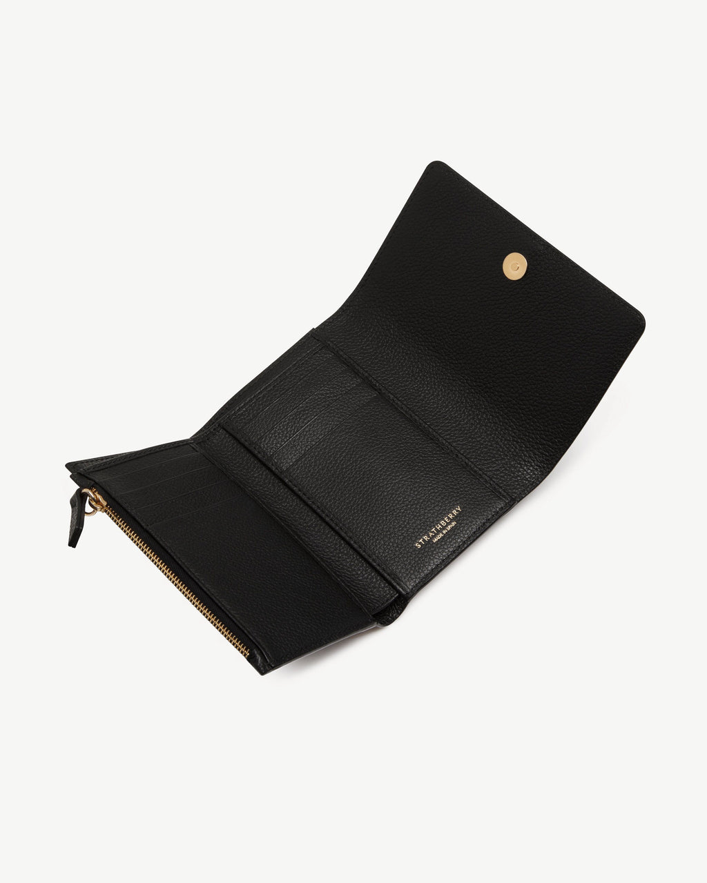 Kite Medium Trifold Wallet - Black