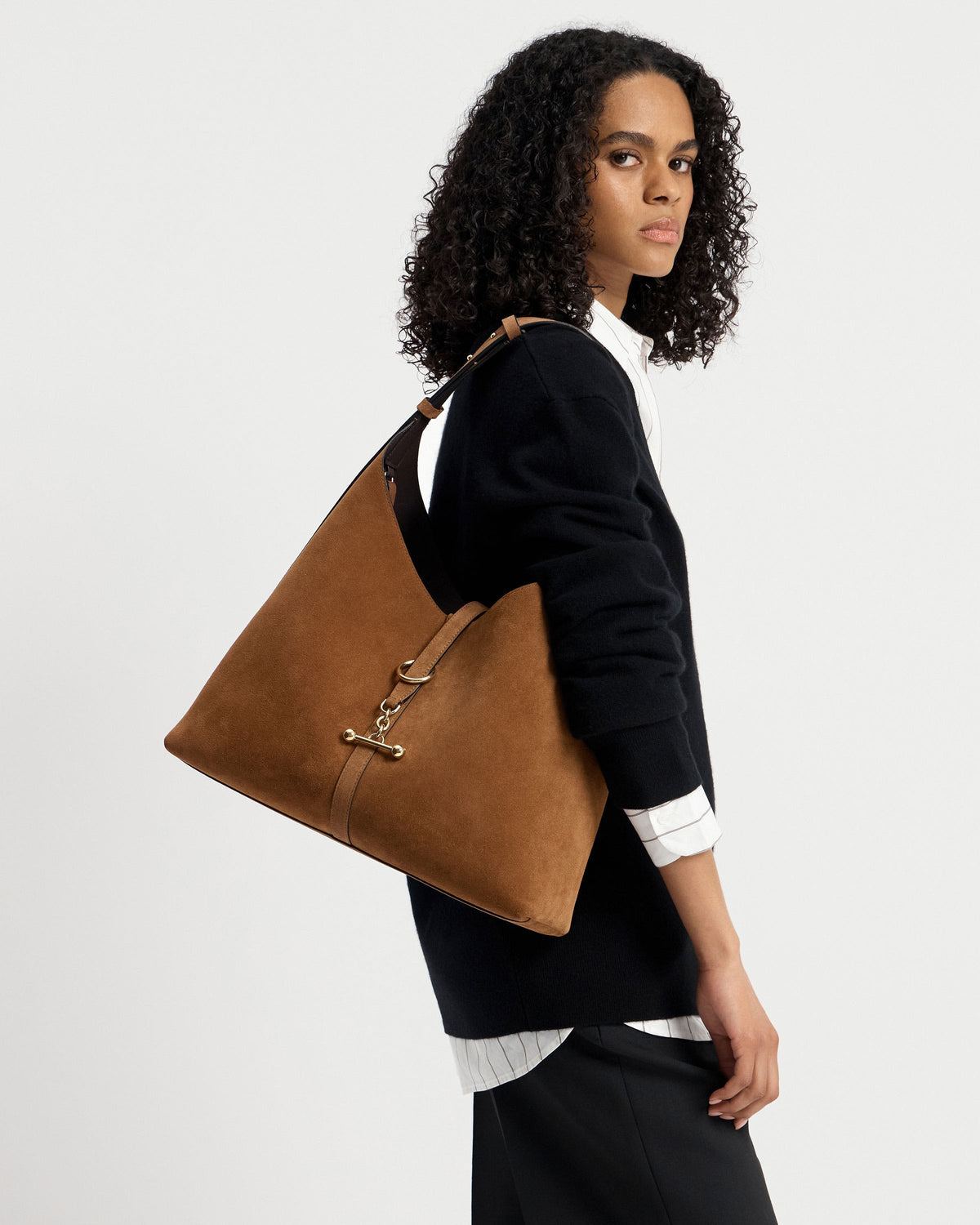 Kite Hobo Maxi - Tan Suede