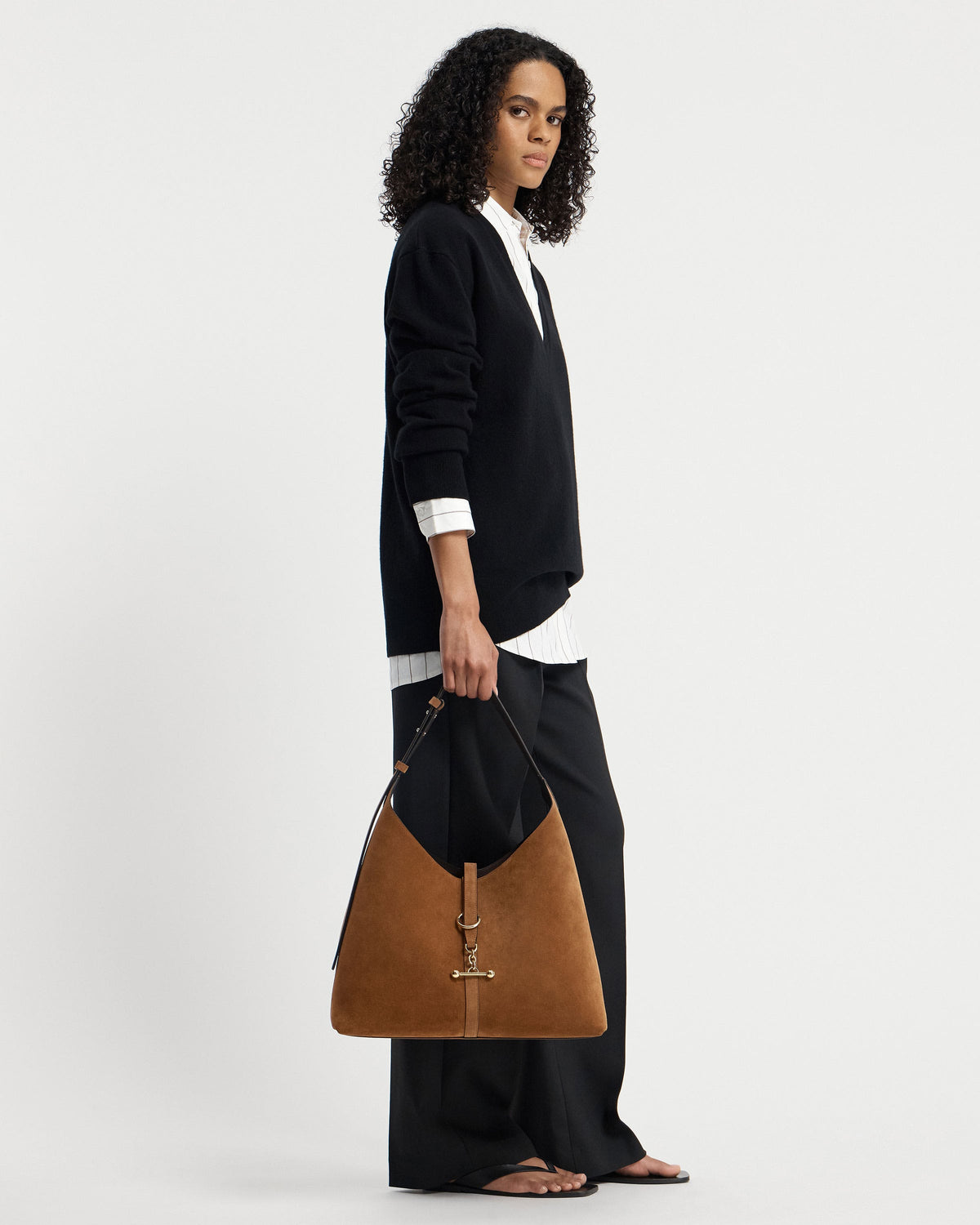Kite Hobo Maxi - Tan Suede