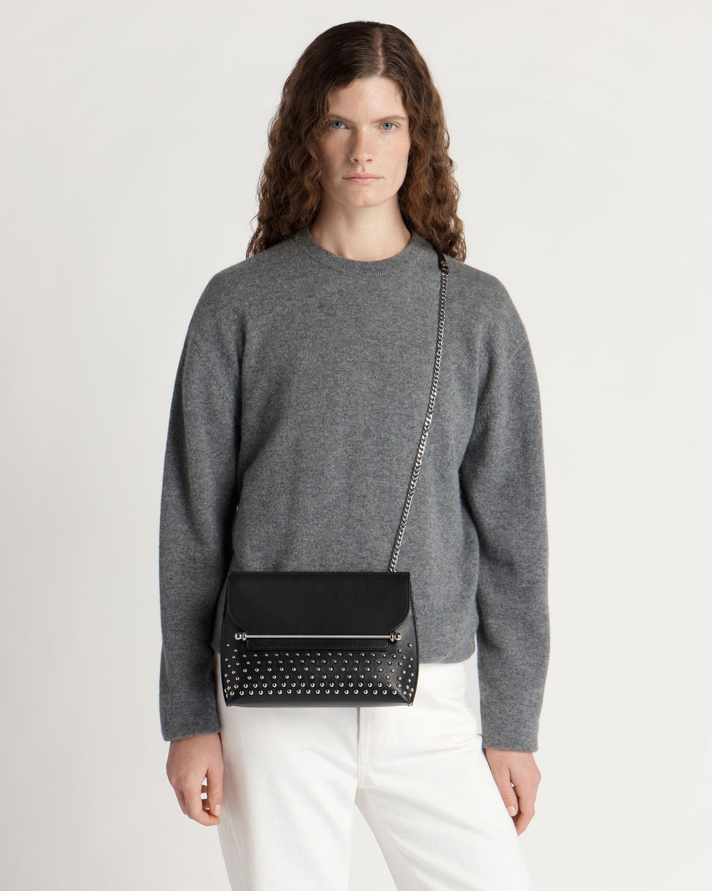Stylist - Black Ombré Studded Leather