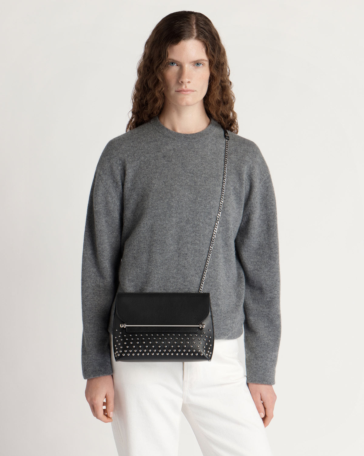 Stylist - Black Ombré Studded Leather
