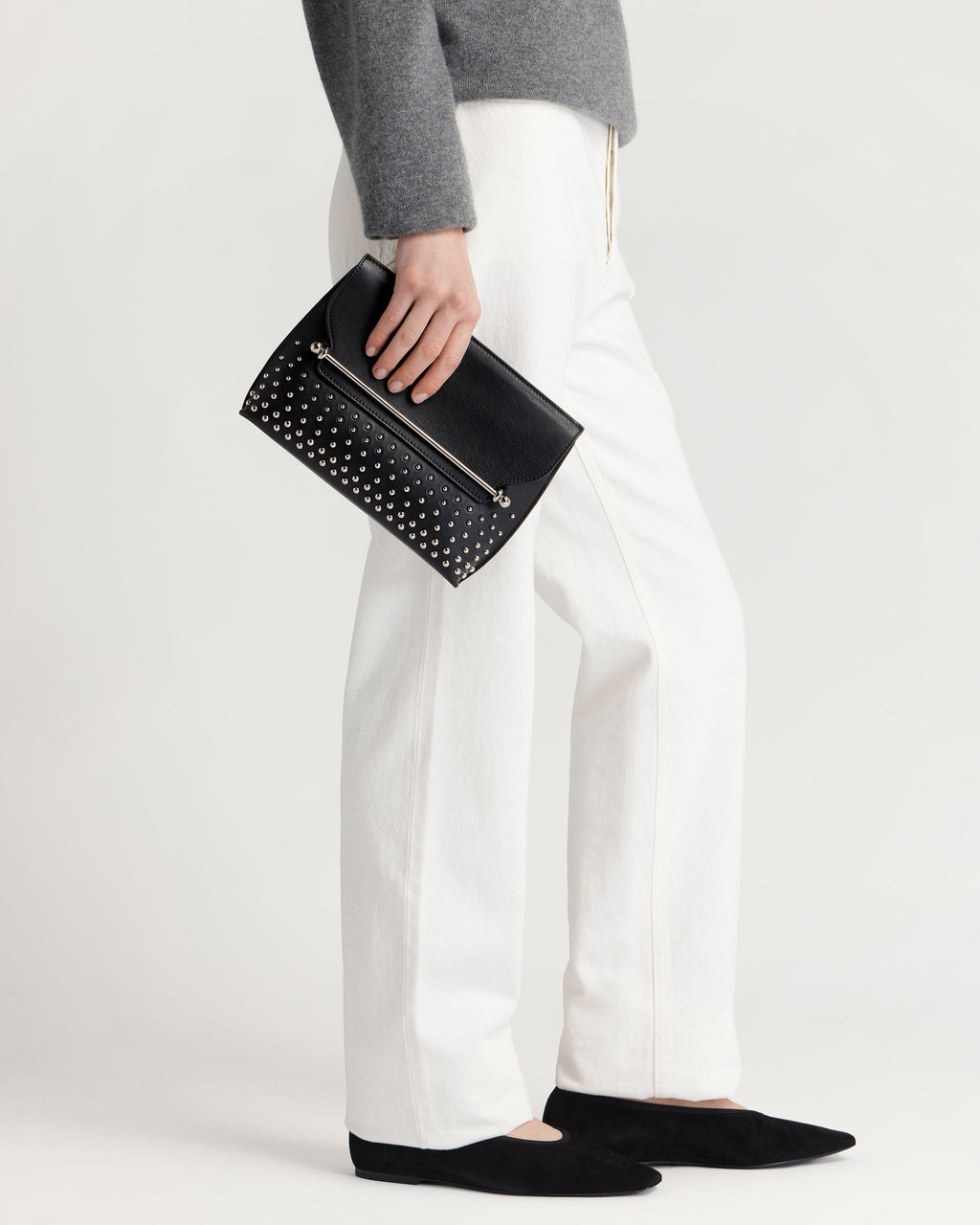 Stylist - Black Ombré Studded Leather