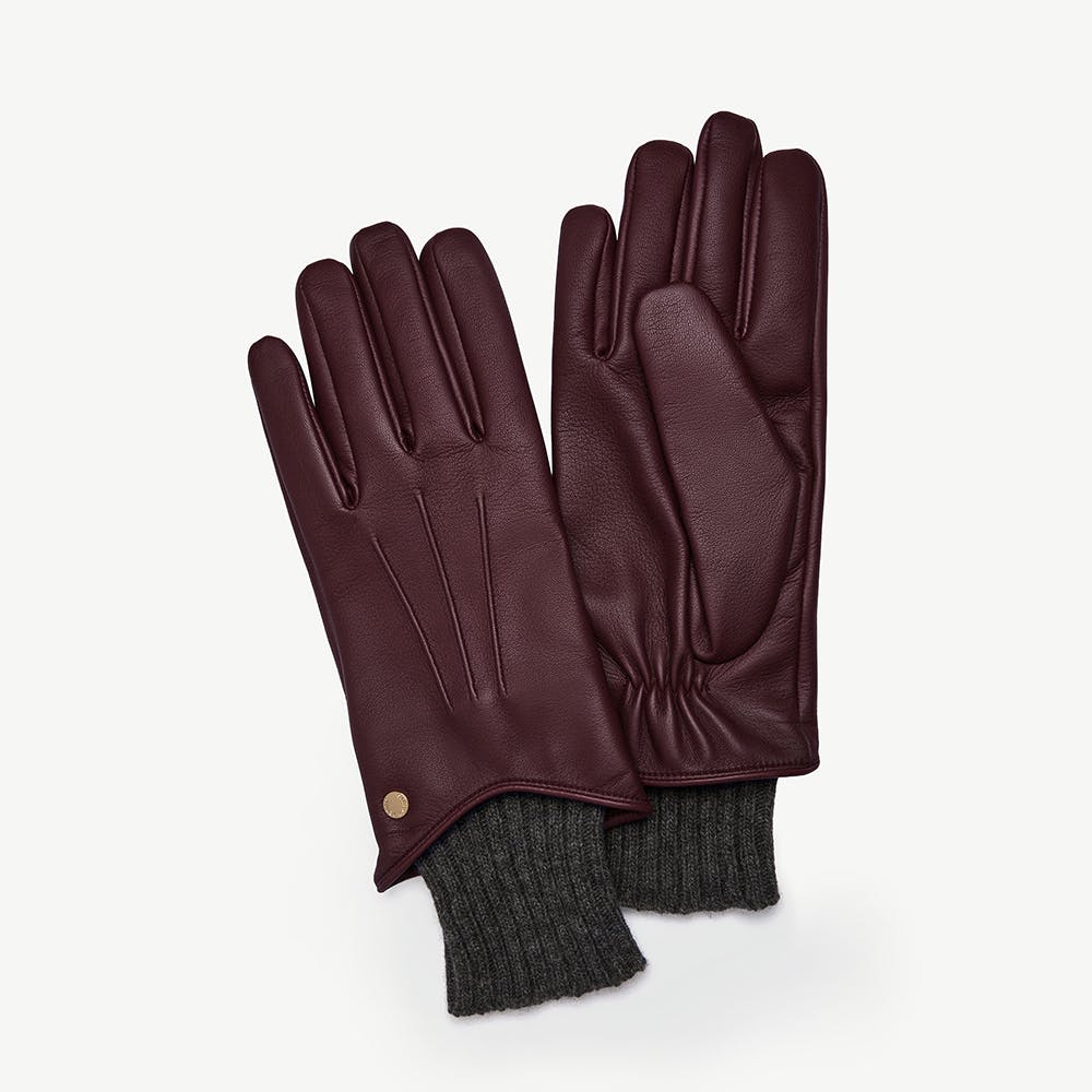 Grange Gloves - Burgundy