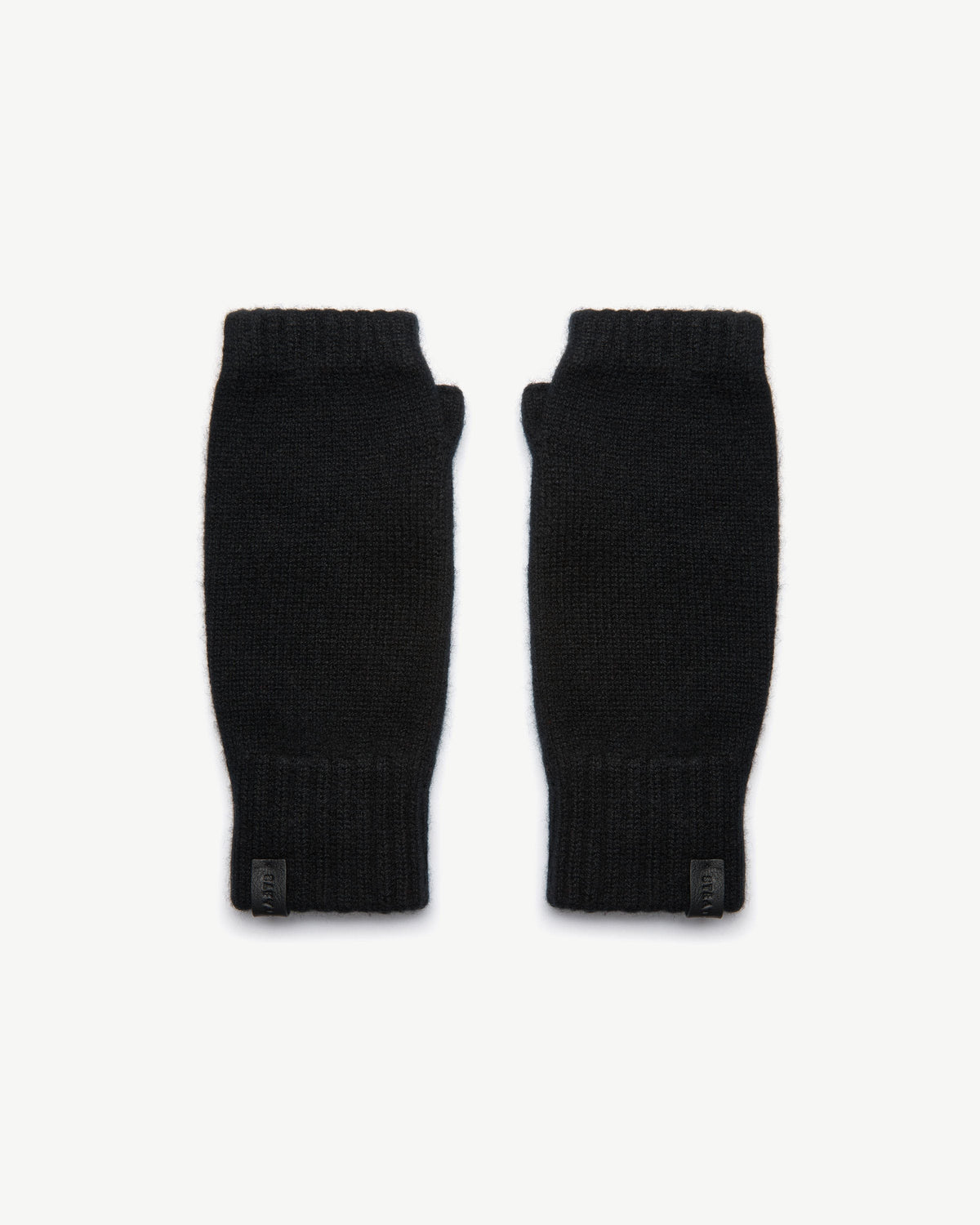 Westray Fingerless Cashmere Gloves - Black