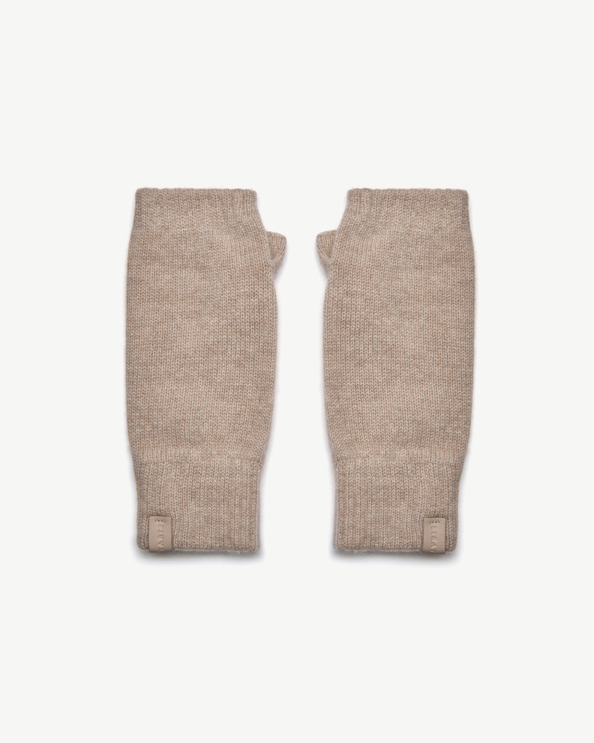 Westray Fingerless Cashmere Gloves - Oat