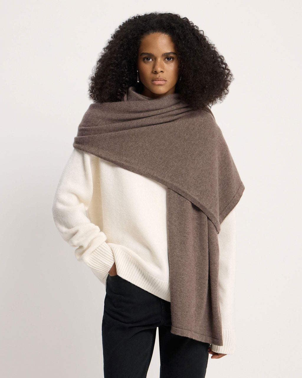 Westray Cashmere Travel Wrap - Otter