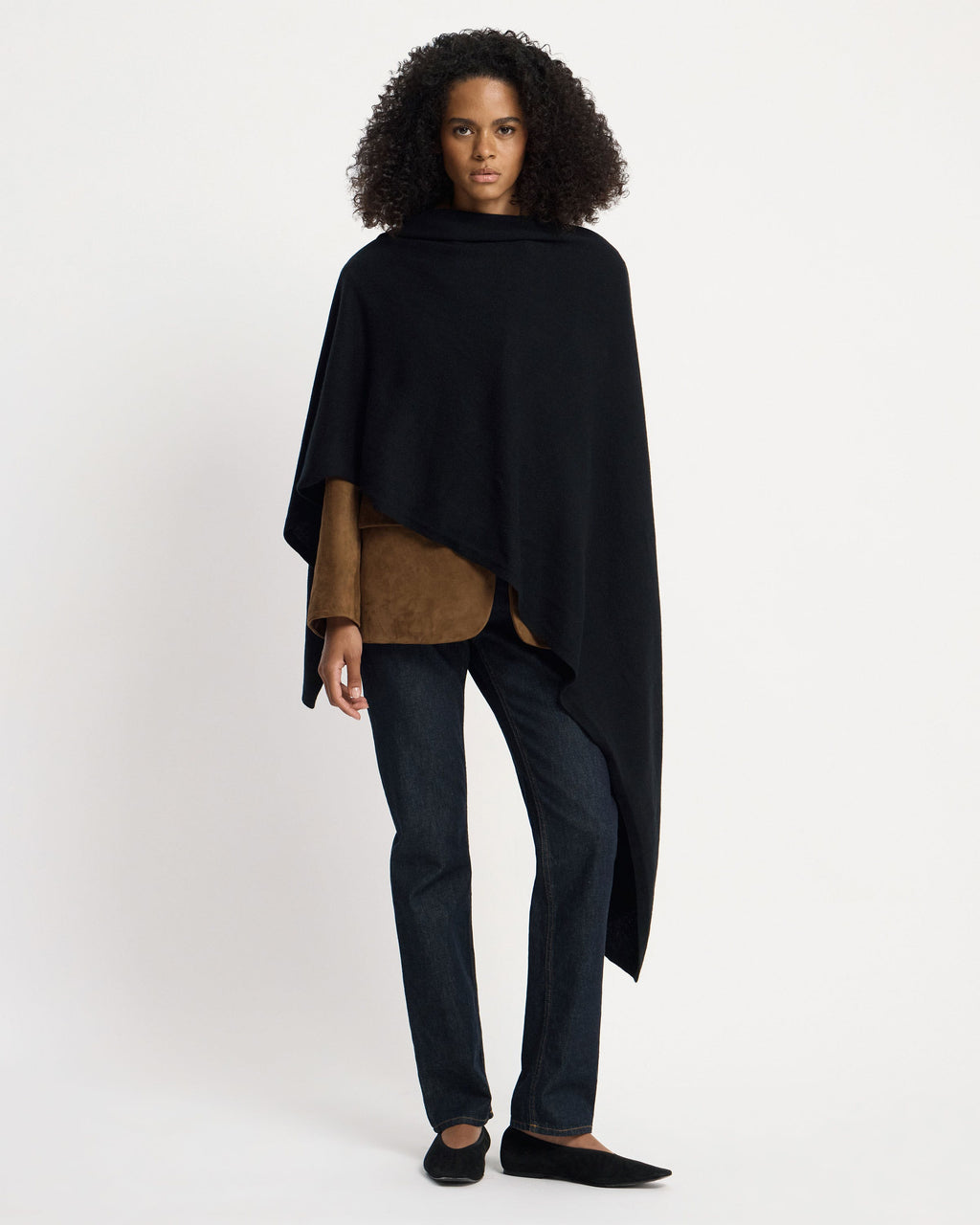 Westray Cashmere Travel Wrap - Black