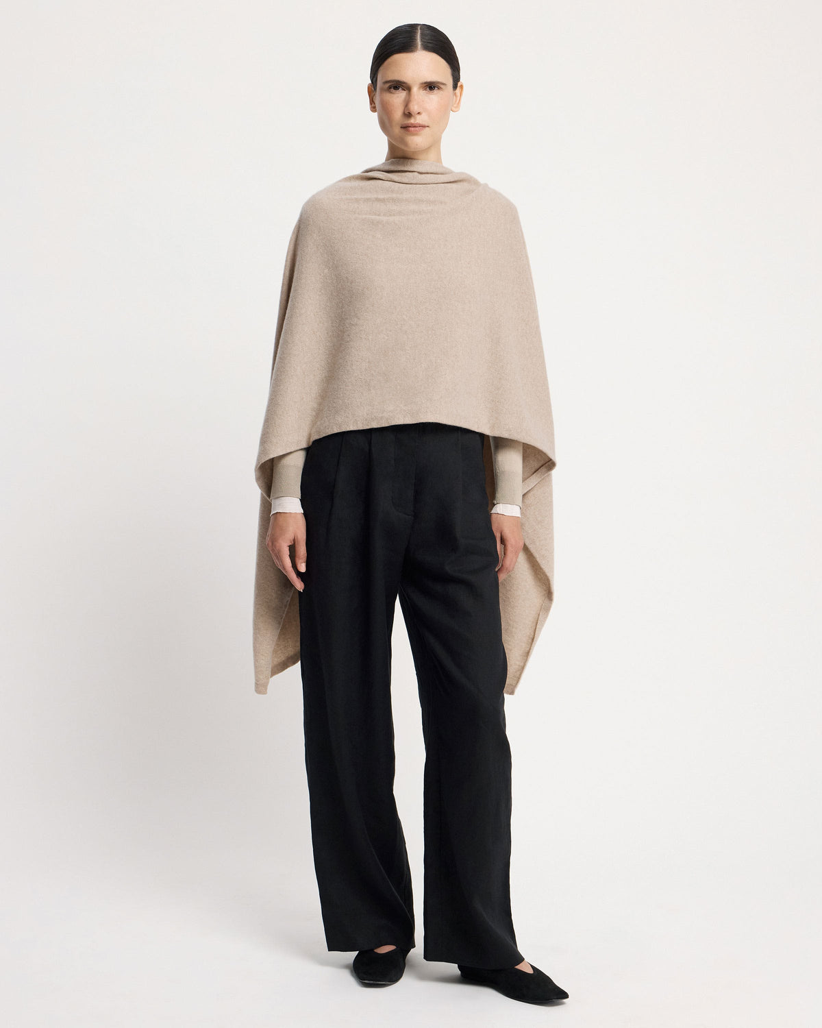 Westray Cashmere Travel Wrap - Oat