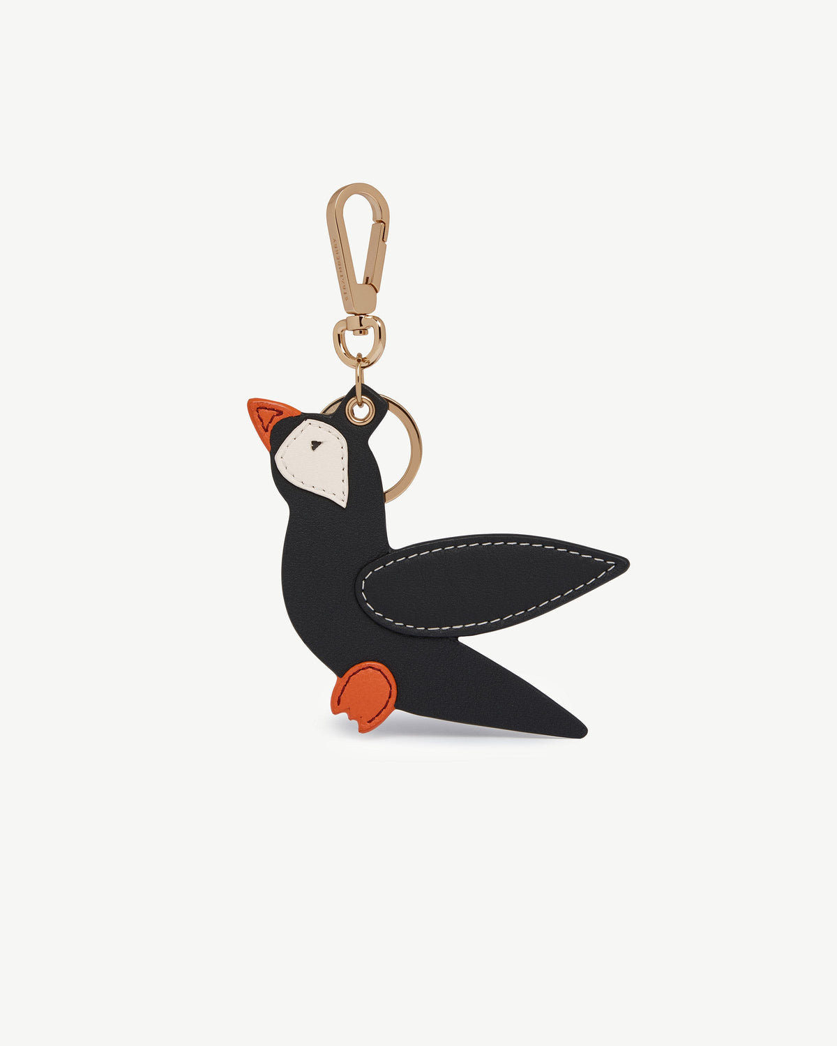 Bag Charm - Puffin Black/Vanilla/Marmalade