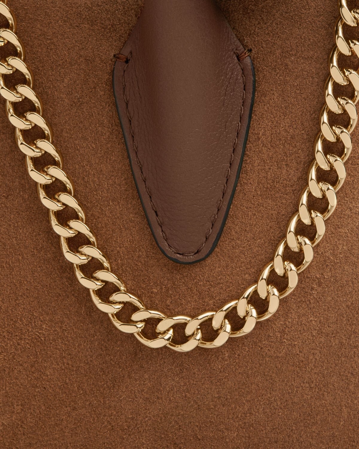 Mini Tote - Tan Suede