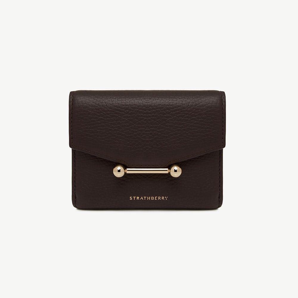 Mosaic Trifold Wallet - Espresso