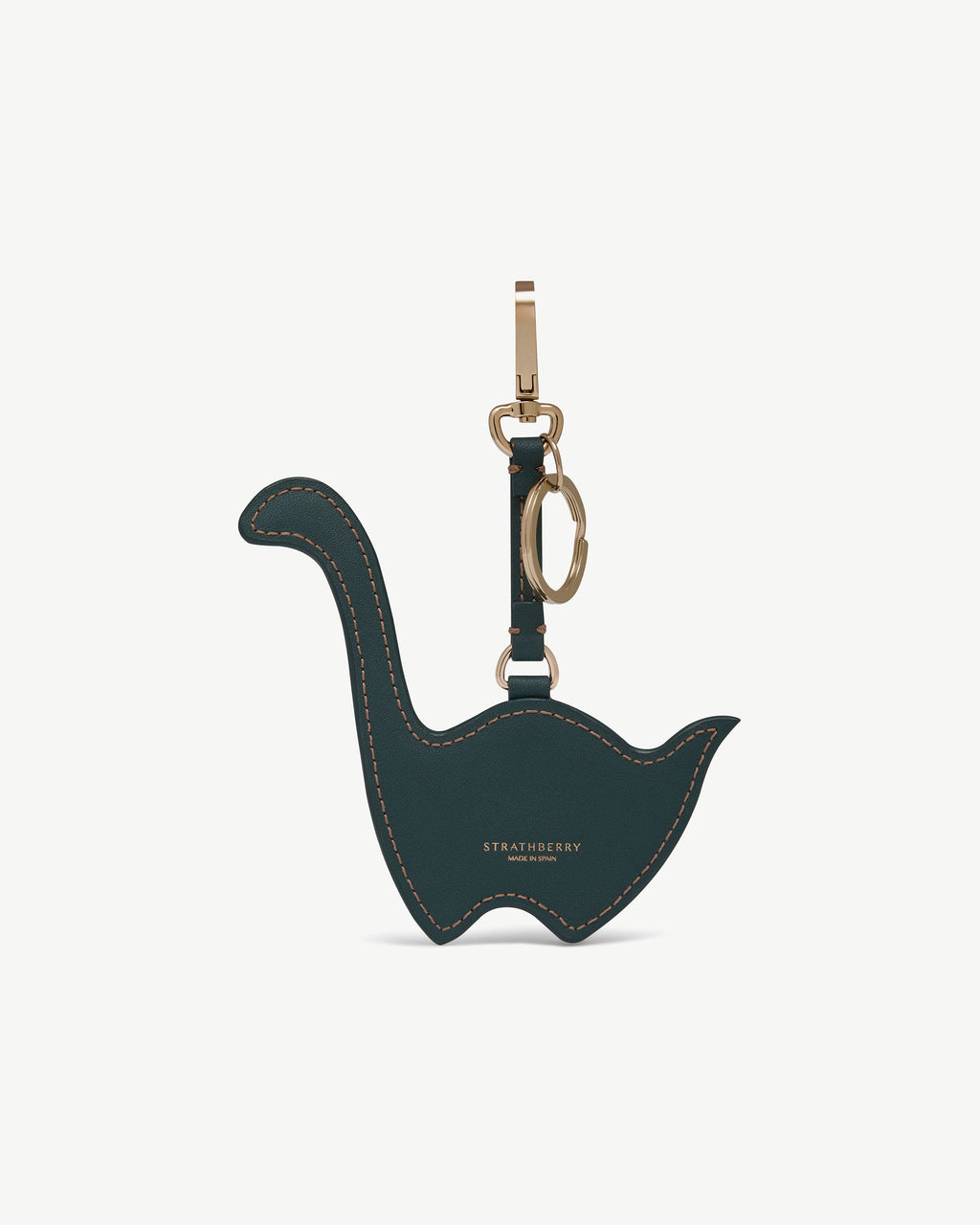 Bag Charm - Nessie Bottle Green
