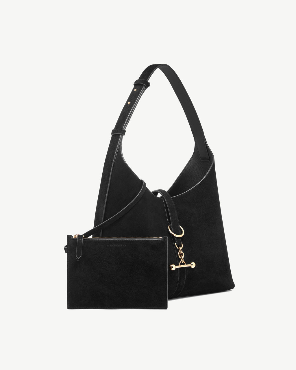 Kite Hobo - Black Suede