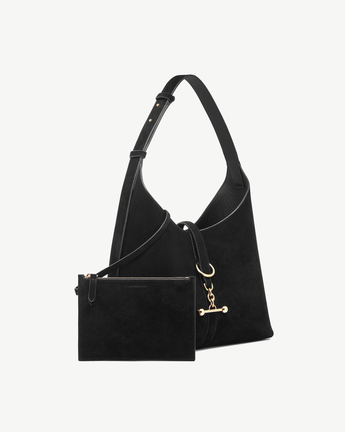 Kite Hobo - Black Suede