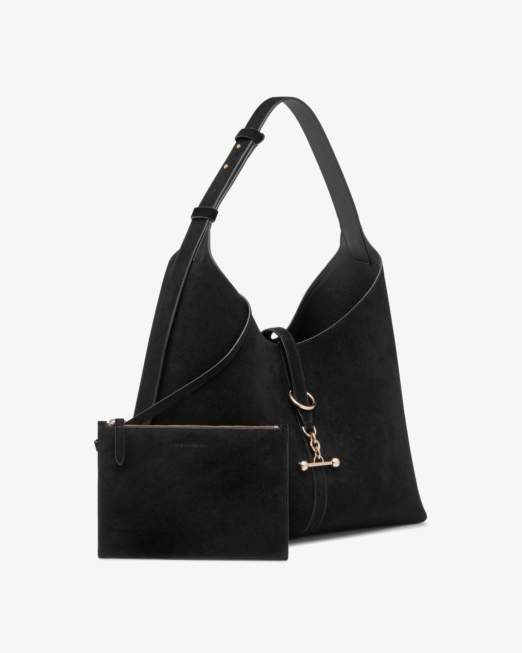 Kite Hobo Maxi - Black Suede