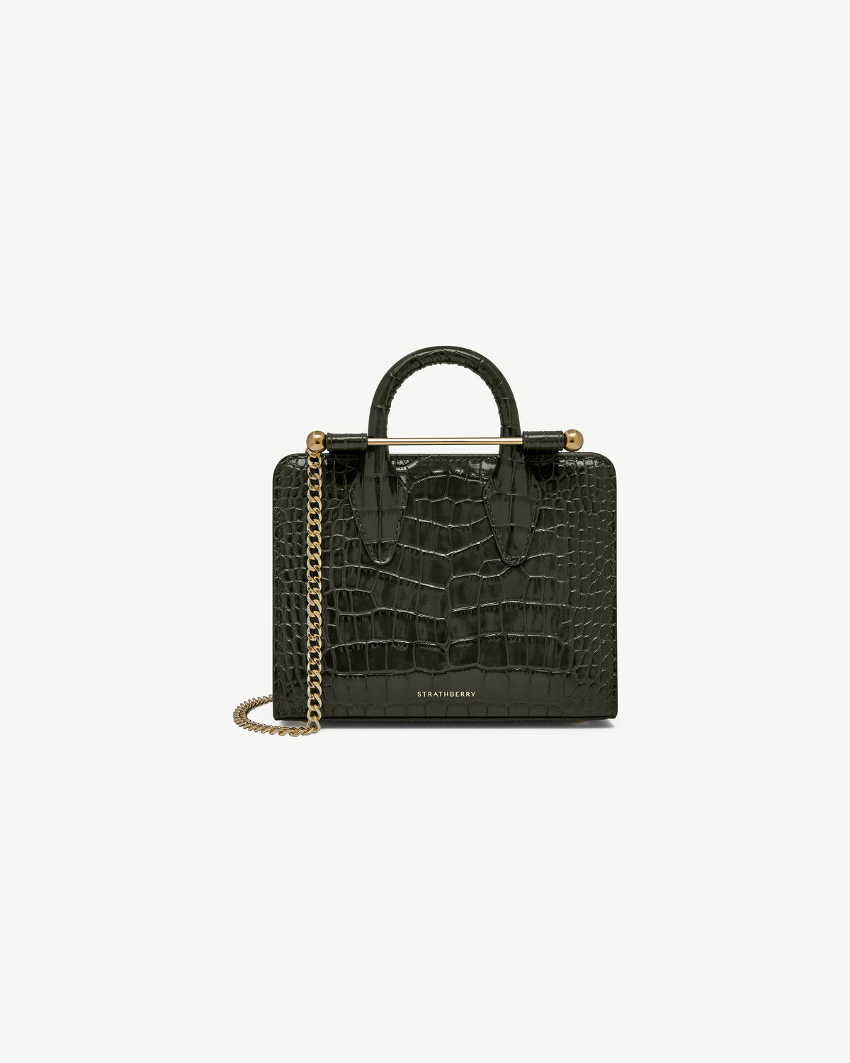 Nano Tote - Croc-Embossed Forest