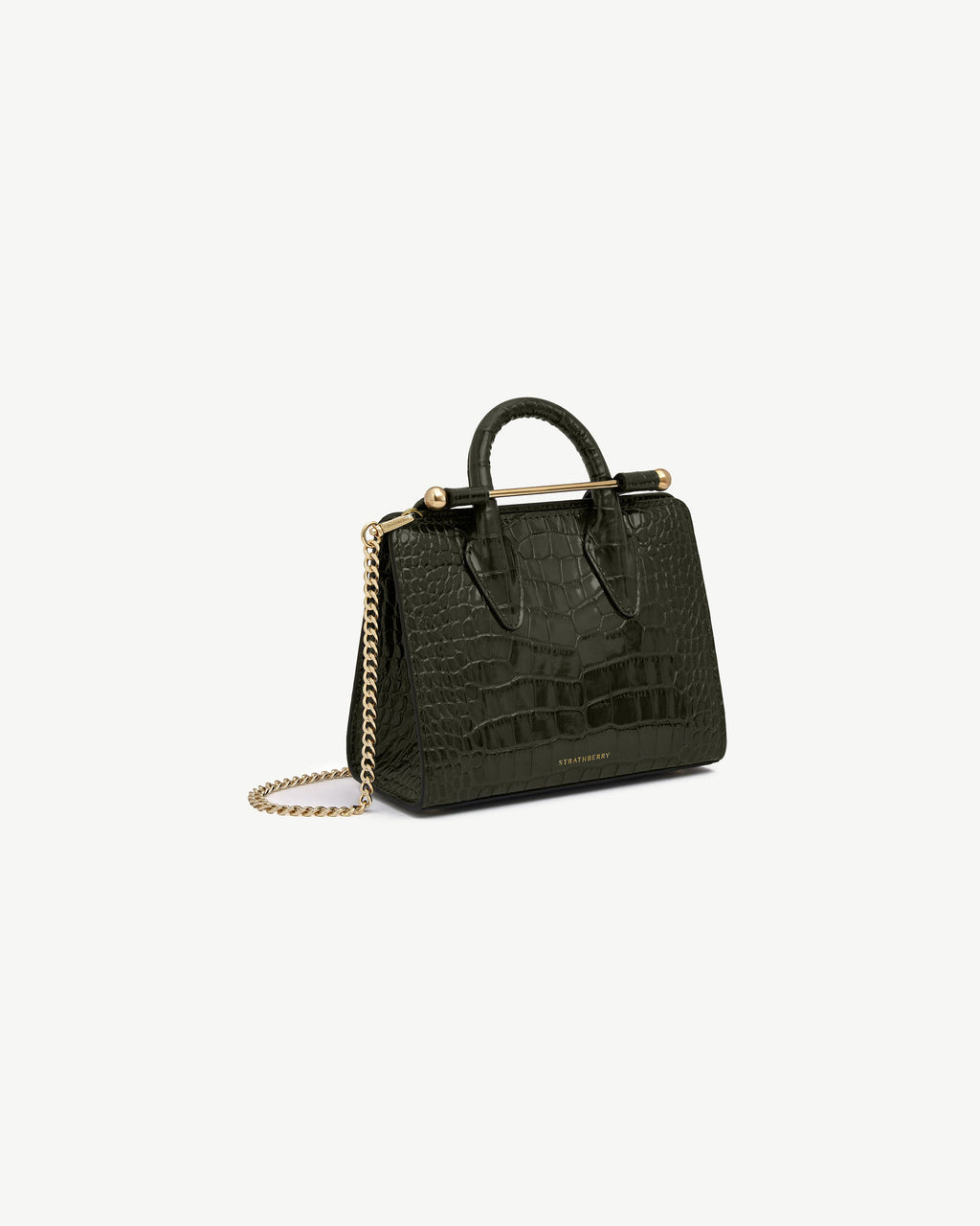 Nano Tote - Croc-Embossed Forest