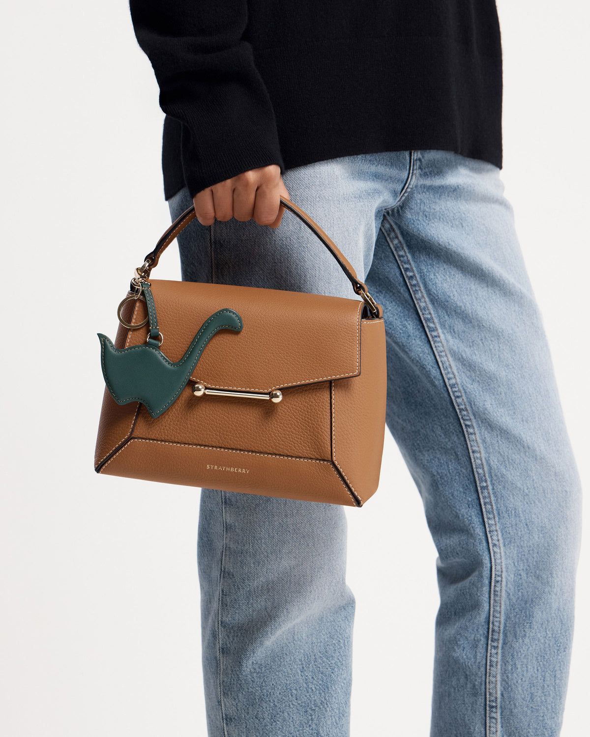 Bag Charm - Nessie Bottle Green