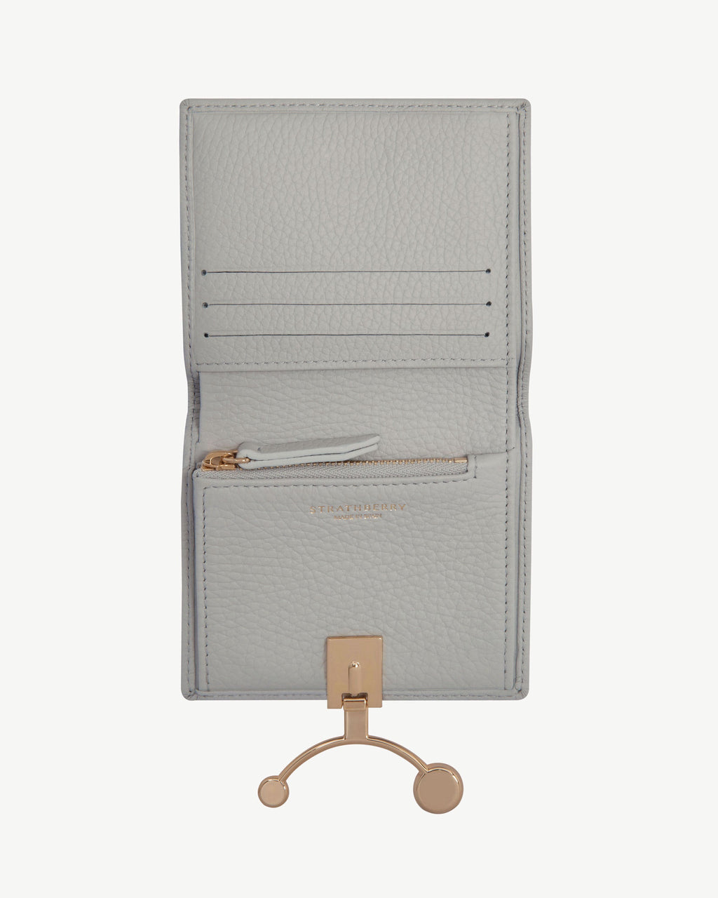 Crescent Wallet - Marble Grey