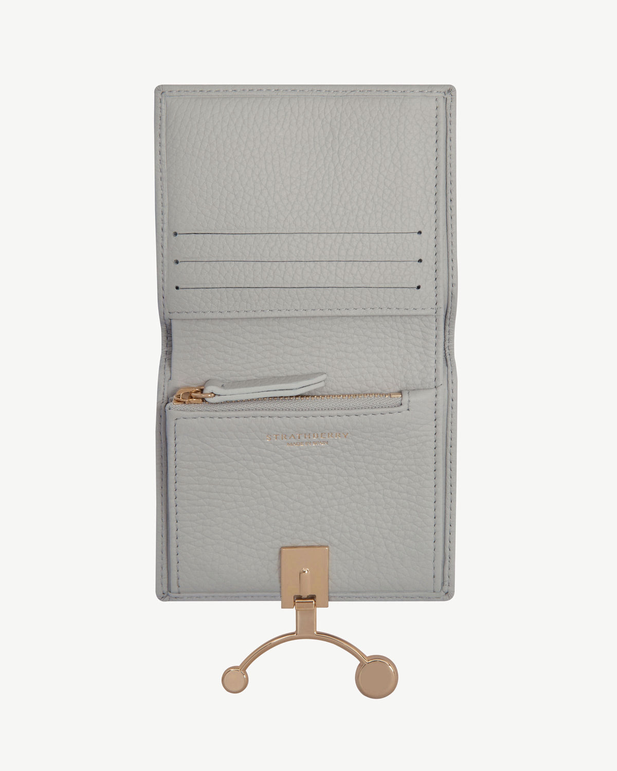 Crescent Wallet - Marble Grey